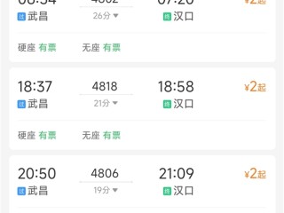 汉口站至武昌站只要2元 12306回应过江火车票便宜过地铁 !