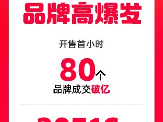 天猫双11战报出炉：开卖首小时苹果成交破亿 iPhone成交额破纪录 !