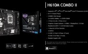 华擎再出妖板H610M COMBO II：单槽DDR4+双槽DDR5、定位入门级 ！