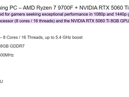 AMD无集显Zen5蓄势待发！锐龙7 9700F加速频率5.4GHz：略低于9700X !