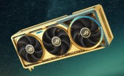 用了6.5克真黄金！华硕推出ROG RTX 5080 Dhahab显卡：外观同样奢华 ！