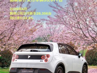 全球首台三满贯小车！firefly萤火虫4月交付4980台：累计超5.5万台 ！