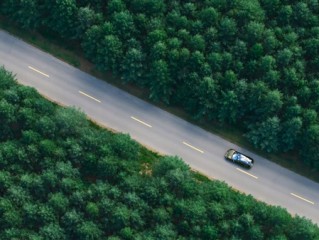余承东亲当车模 享界S9T仙踪绿实车曝光：带顶箱确实帅 !