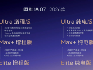 52kWh逍遥增混大电池上车！2026款阿维塔07预售：2千订金抵5千 !