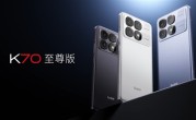 Redmi K70至尊版全色系亮相：冰璃蓝、墨羽黑、晴雪白 ！