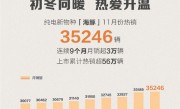 连续9月突破3万 ！比亚迪海豚11月卖出35246台：累计销量超56万台 ！
