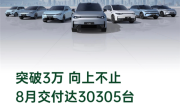 国产新势力卷王爆发！零跑8月交付30305台 创史上新高 !