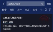 因泄密被小米辞退 王腾加入魅族任副总裁系谣言 !