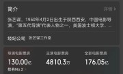 张艺谋导演电影票房破130亿！2024春节档破80亿创三大纪录 ！
