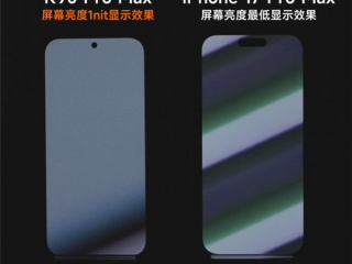 卢伟冰晒REDMI K90 Pro Max与iPhone 17 Pro Max屏幕对比：护眼碾压 !