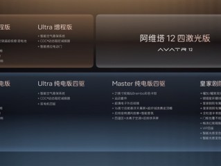 30万级豪华轿车新标杆！阿维塔12四激光版开启预售 ！