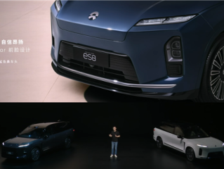 中国体量最大的纯电SUV！全新蔚来ES8亮相：六款车身颜色 !