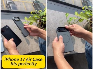 提前感受iPhone 17 Air戴壳效果：摄像头凸起明显 ！