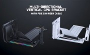 联力打造最强PCIe 5.0竖装显卡支架：20斤庞然巨物也不怕 !