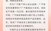 纯属恶意谣言！广汽埃安回应员工股权风波 ！