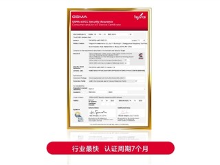 首款海外商用手机eSIM中国芯!紫光同芯TMC-E9系列斩获GSMA eSA认证 !