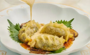 LV首尔开餐厅3只牛肉饺子243元：印有经典图案 !