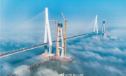 全长约8.3公里！宁波象山港跨海大桥南中塔柱云端合龙 ！