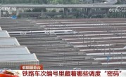 车次编号为何会有单双数之分 央视科普铁路车次编号里的调度密码 ！