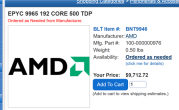 降幅达50% AMD、Intel开打价格战：192核CPU不到7万块 !