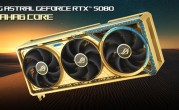 外观很奢华：华硕将推ROG ASTRAL RTX 5080“黄金版” ！
