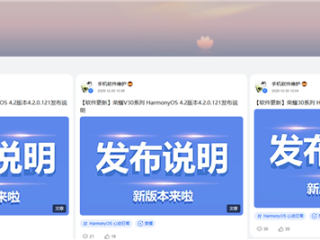 不忘麒麟990老旗舰！荣耀V30/30 Pro等6款机型喜提鸿蒙OS 4.2更新 ！